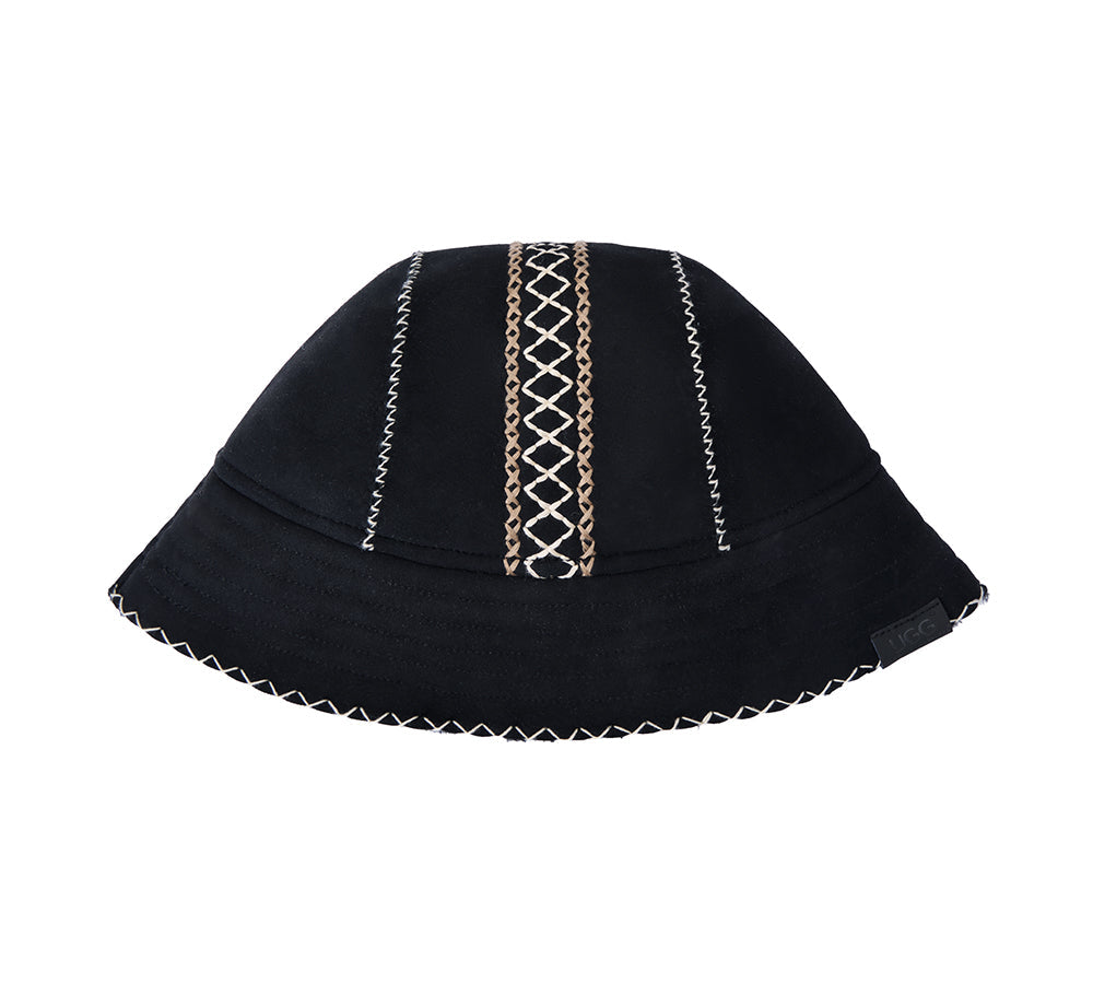 AUSTRALIAN SHEPHERD® Fluffy Sheepskin Wool Bucket Stacea Hat (Copy) UGG AUSTRALIAN SHEPHERD