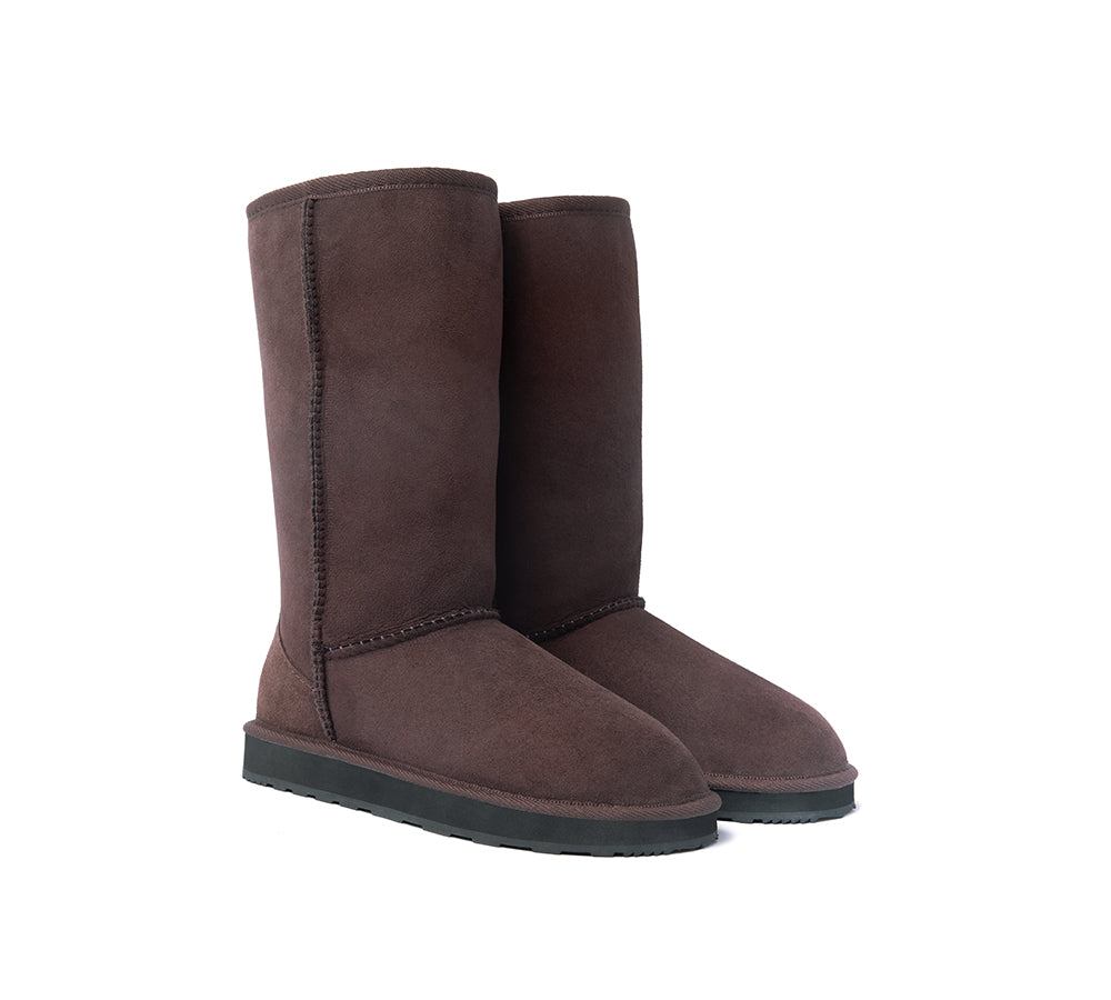 Urban UGG® Unisex Sheepskin Wool Tall Classic Boots