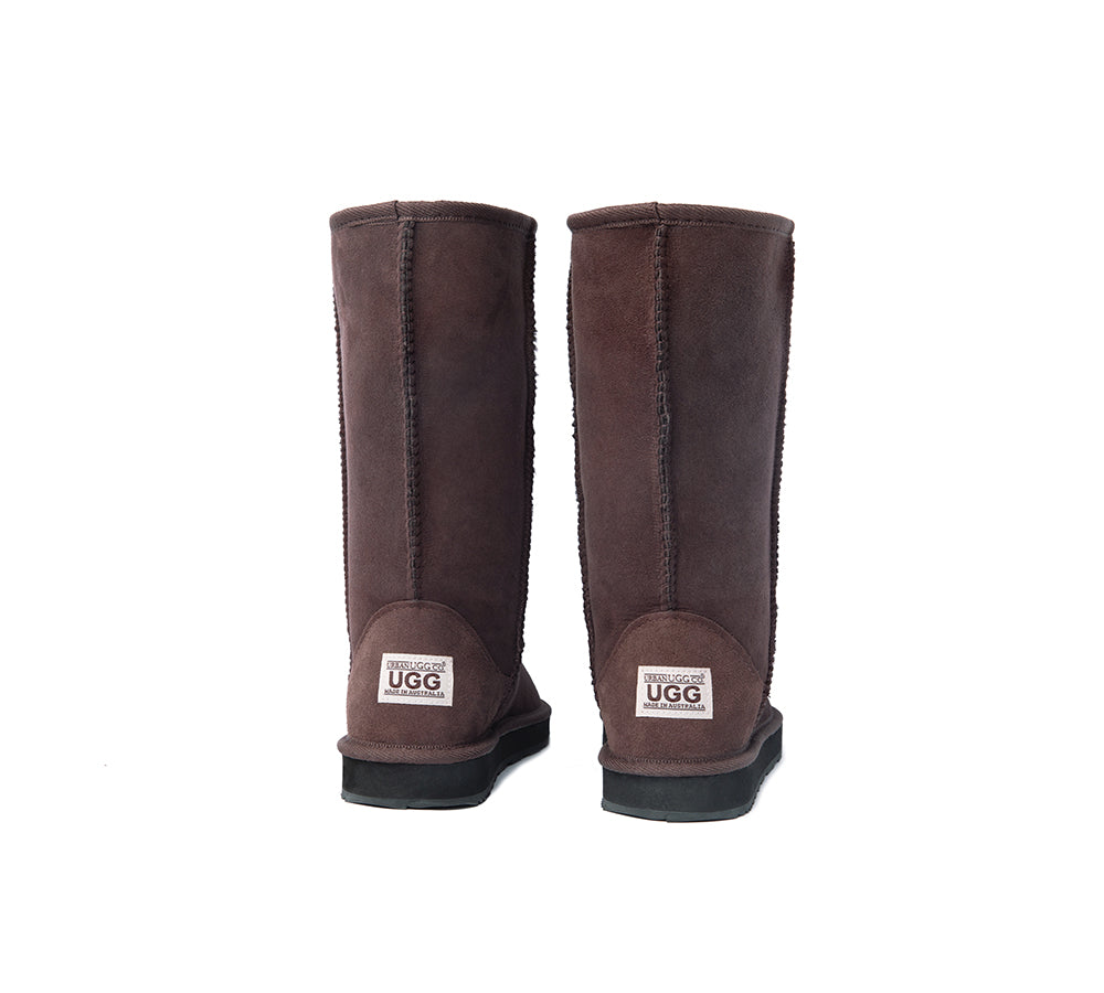 Urban UGG® Unisex Sheepskin Wool Tall Classic Boots