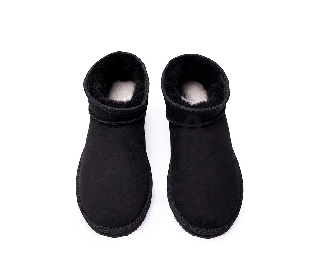 Urban UGG® Unisex Sheepskin Wool Ankle Ultra Mini Boots