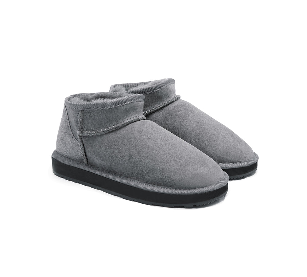 Urban UGG® Unisex Sheepskin Wool Ankle Ultra Mini Boots