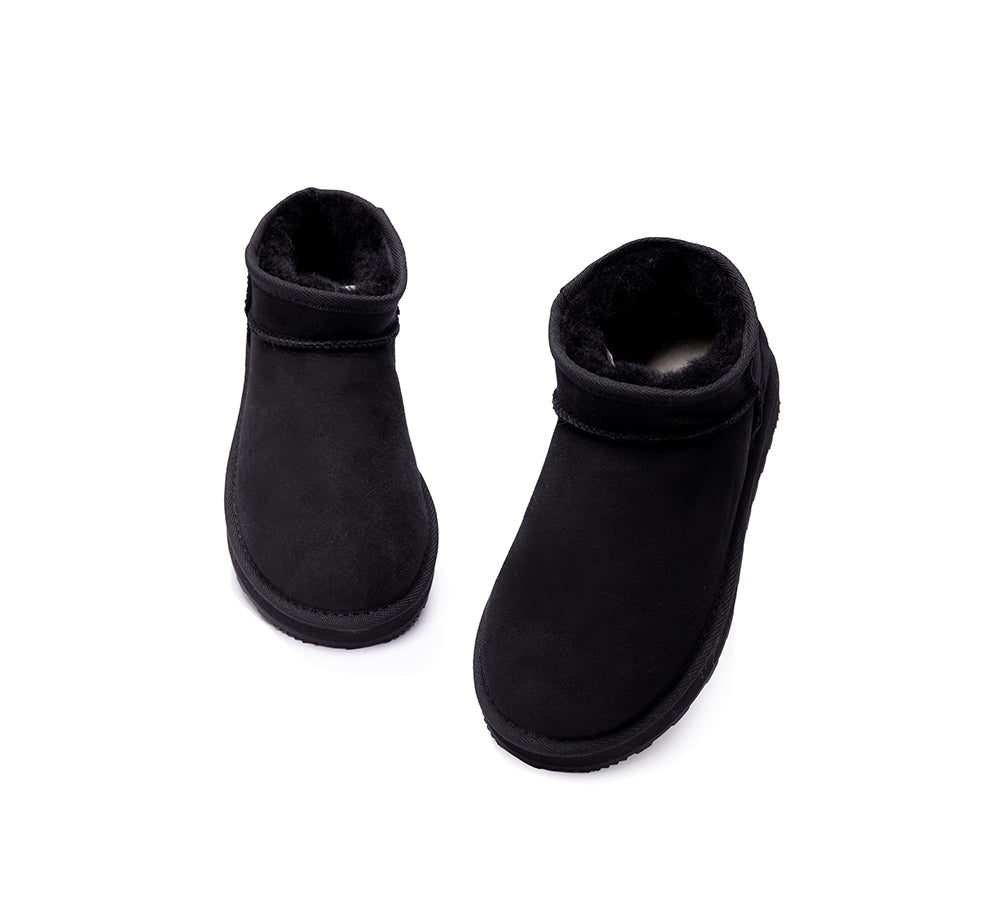 Urban UGG® Unisex Sheepskin Wool Ankle Ultra Mini Boots