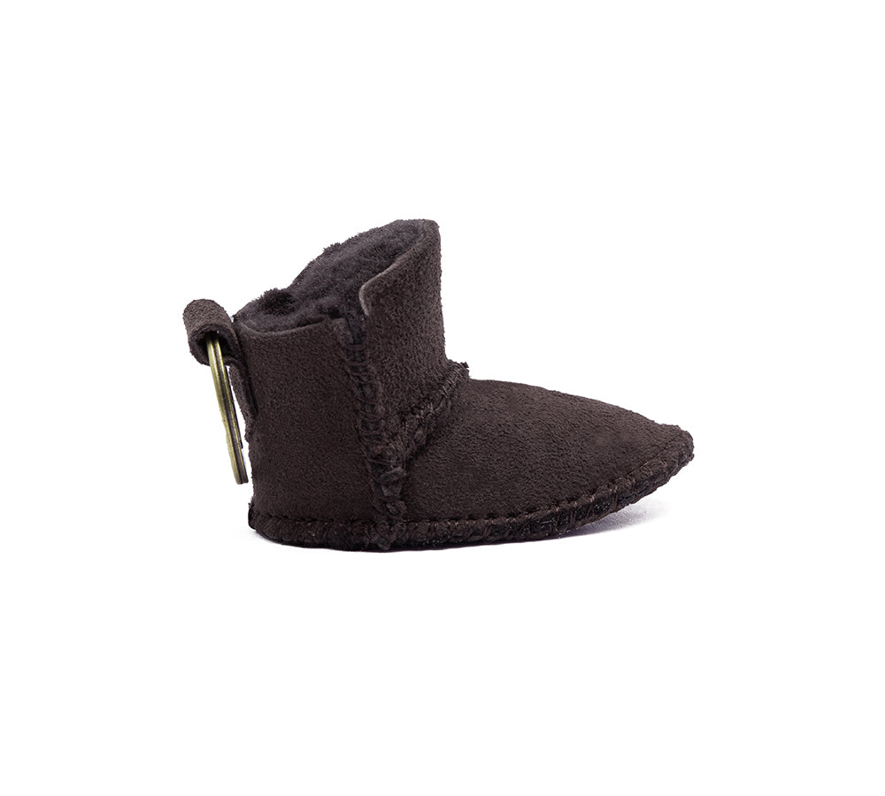 EVERAU® UGG Boot Sheepskin Wool Bootie Keyring