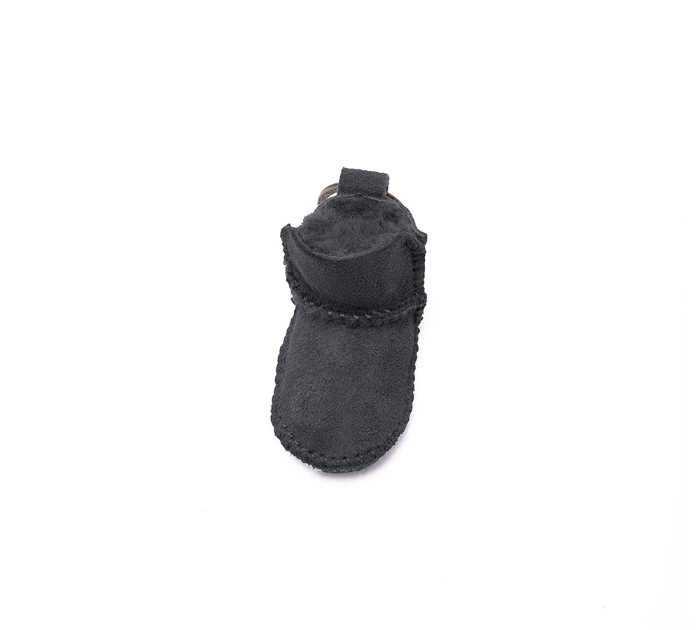 EVERAU® UGG Boot Sheepskin Wool Bootie Keyring