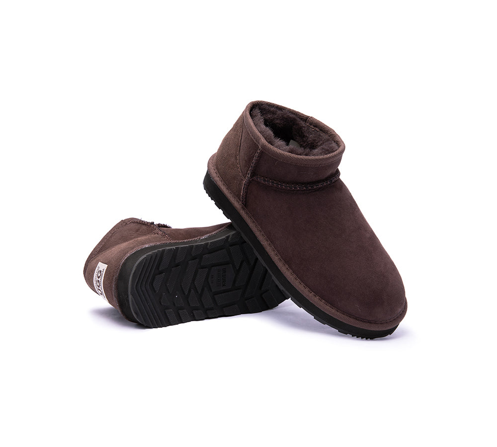 Urban UGG® Unisex Sheepskin Wool Ankle Ultra Mini Boots