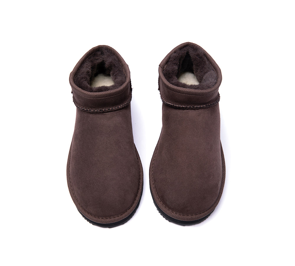 Urban UGG® Unisex Sheepskin Wool Ankle Ultra Mini Boots