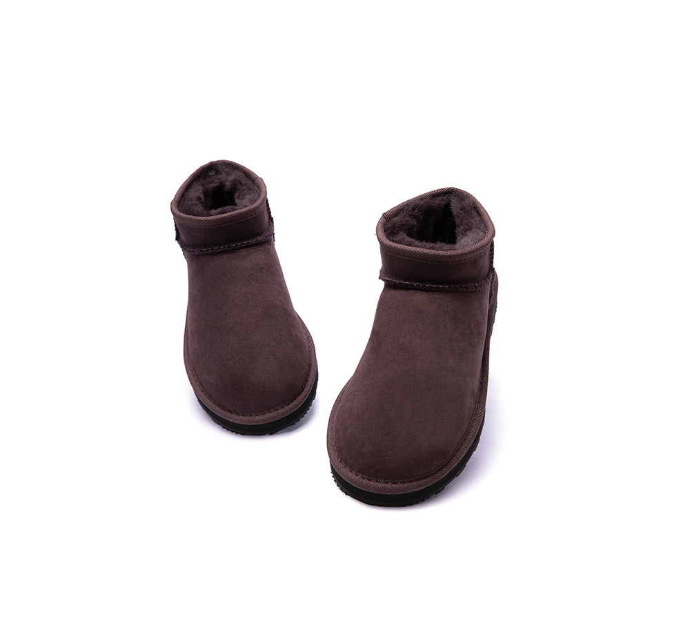 Urban UGG® Unisex Sheepskin Wool Ankle Ultra Mini Boots