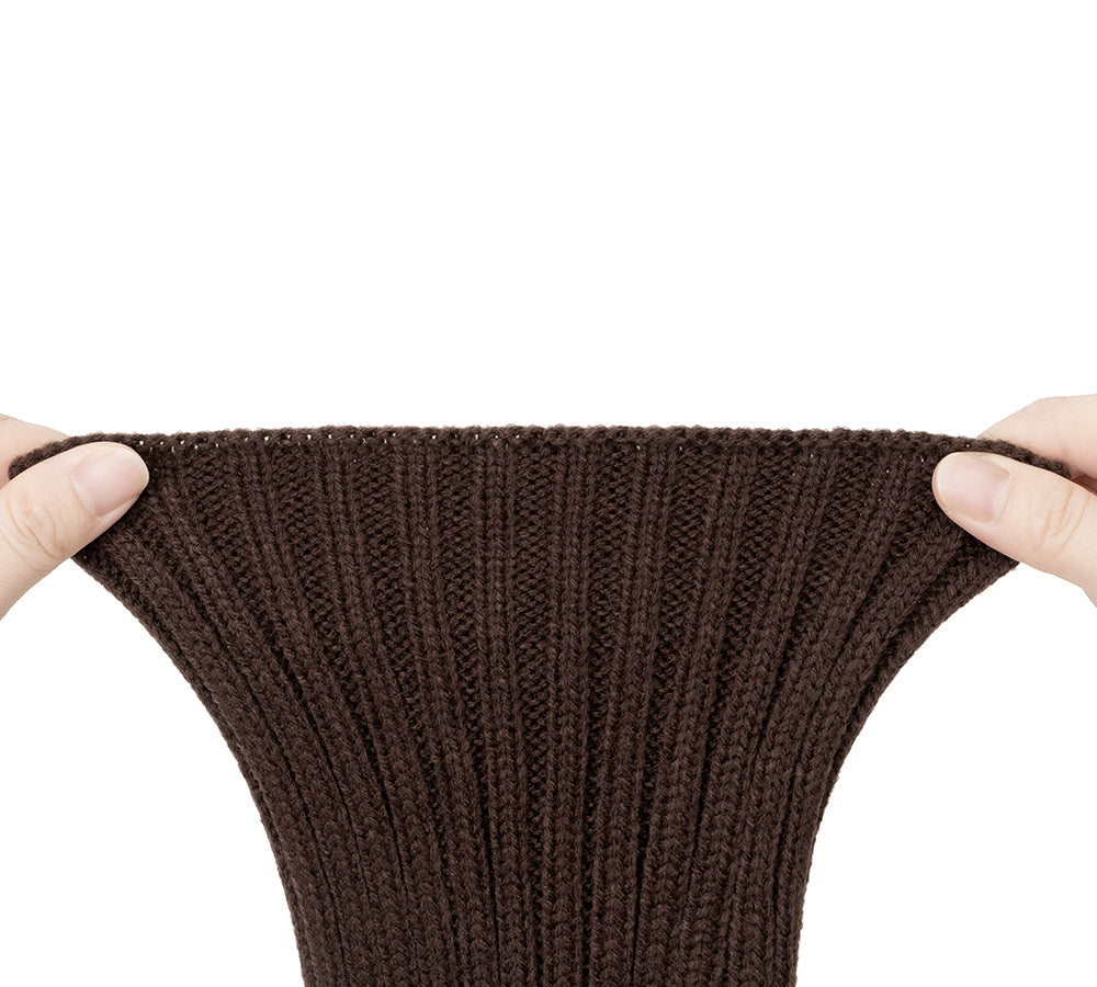 EVERAU® Women Stretchy Ribbed Knit Thick Leg Warmer