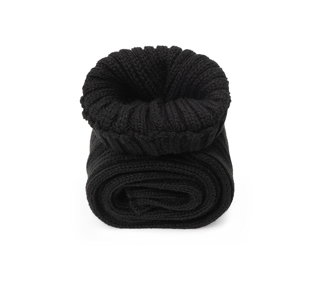 EVERAU® Women Stretchy Ribbed Knit Thick Leg Warmer