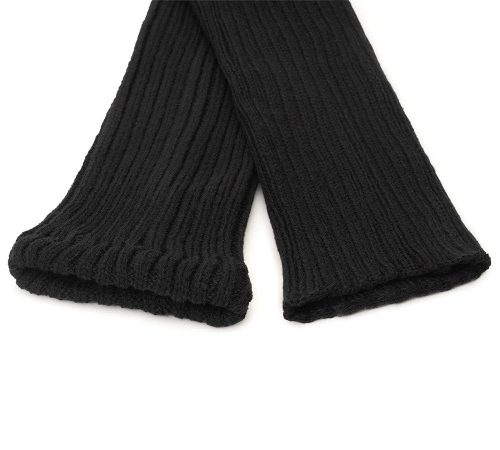 EVERAU® Women Stretchy Ribbed Knit Thick Leg Warmer