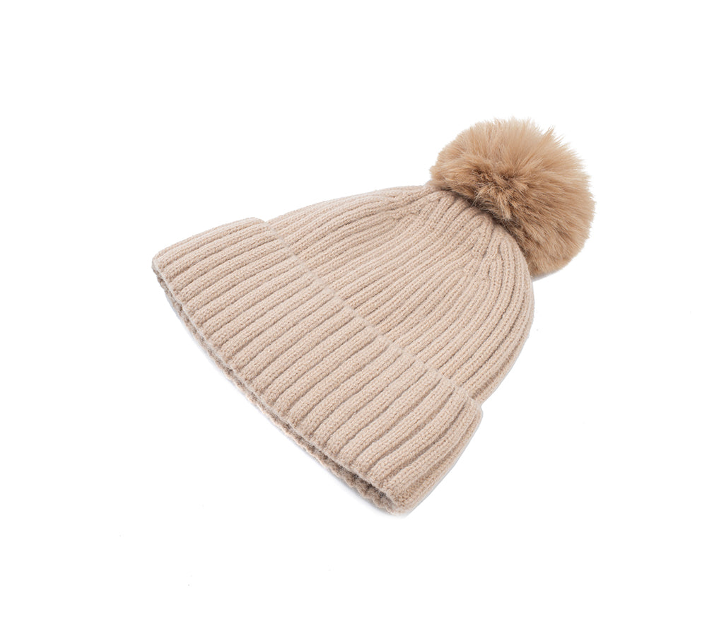 AUSTRALIAN SHEPHERD® Kids Knitted Pom Pom Beanie