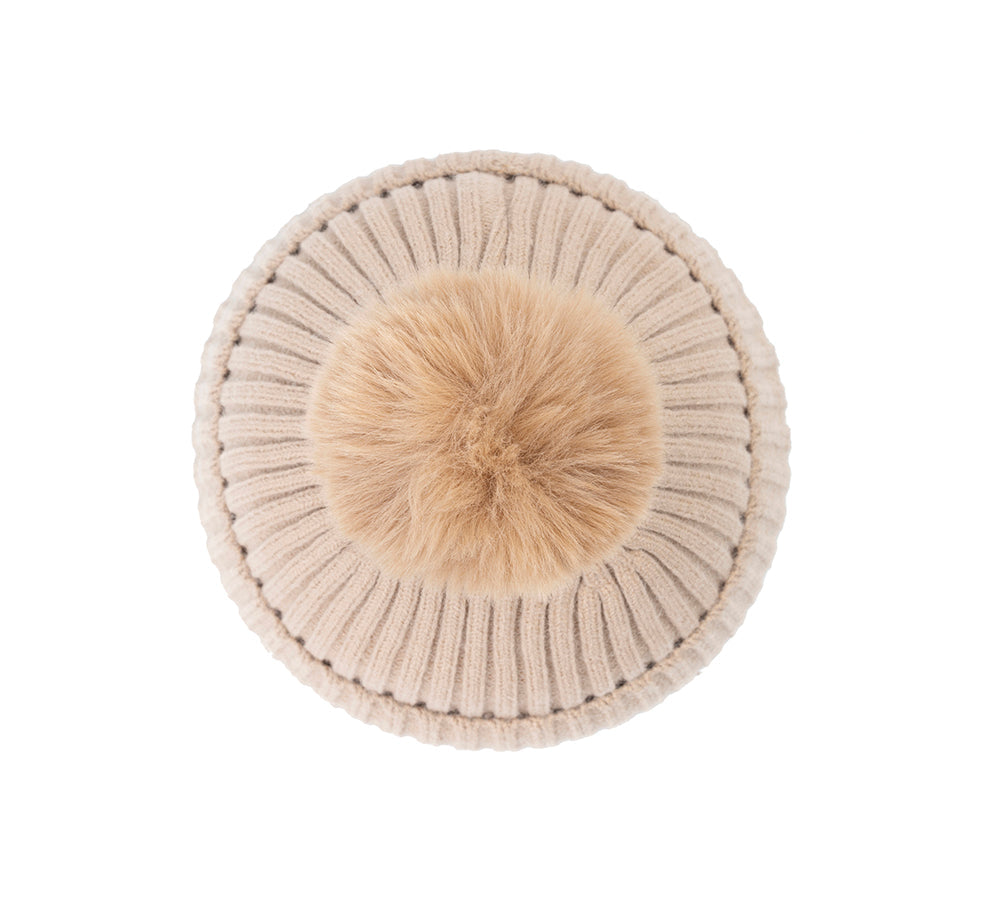 AUSTRALIAN SHEPHERD® Kids Knitted Pom Pom Beanie