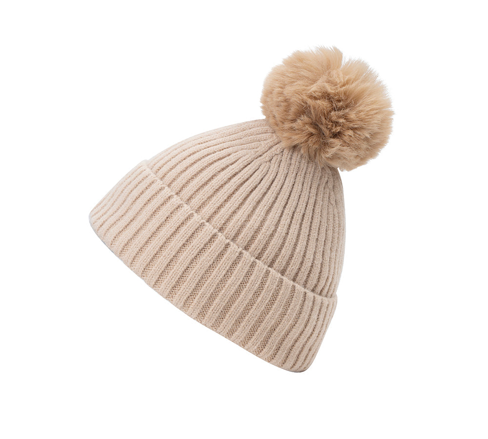 AUSTRALIAN SHEPHERD® Kids Knitted Pom Pom Beanie
