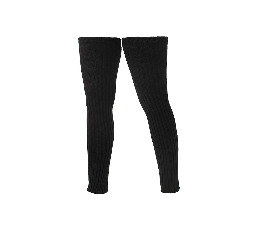 EVERAU® Women Stretchy Ribbed Knit Thick Leg Warmer