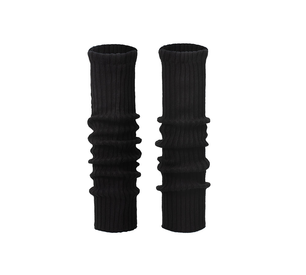 EVERAU® Women Stretchy Ribbed Knit Thick Leg Warmer