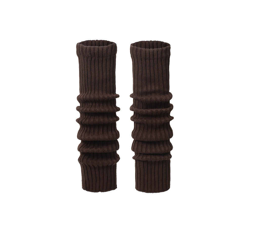 EVERAU® Women Stretchy Ribbed Knit Thick Leg Warmer