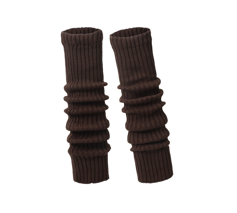 EVERAU® Women Stretchy Ribbed Knit Thick Leg Warmer