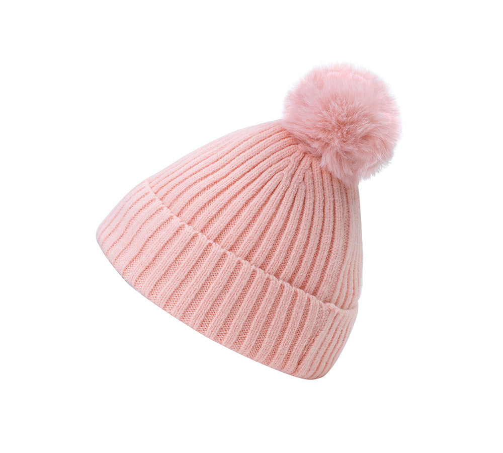 AUSTRALIAN SHEPHERD® Kids Knitted Pom Pom Beanie