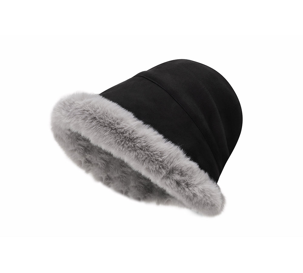 EVERAU® Suede Fluffy Warm Bucket Hat