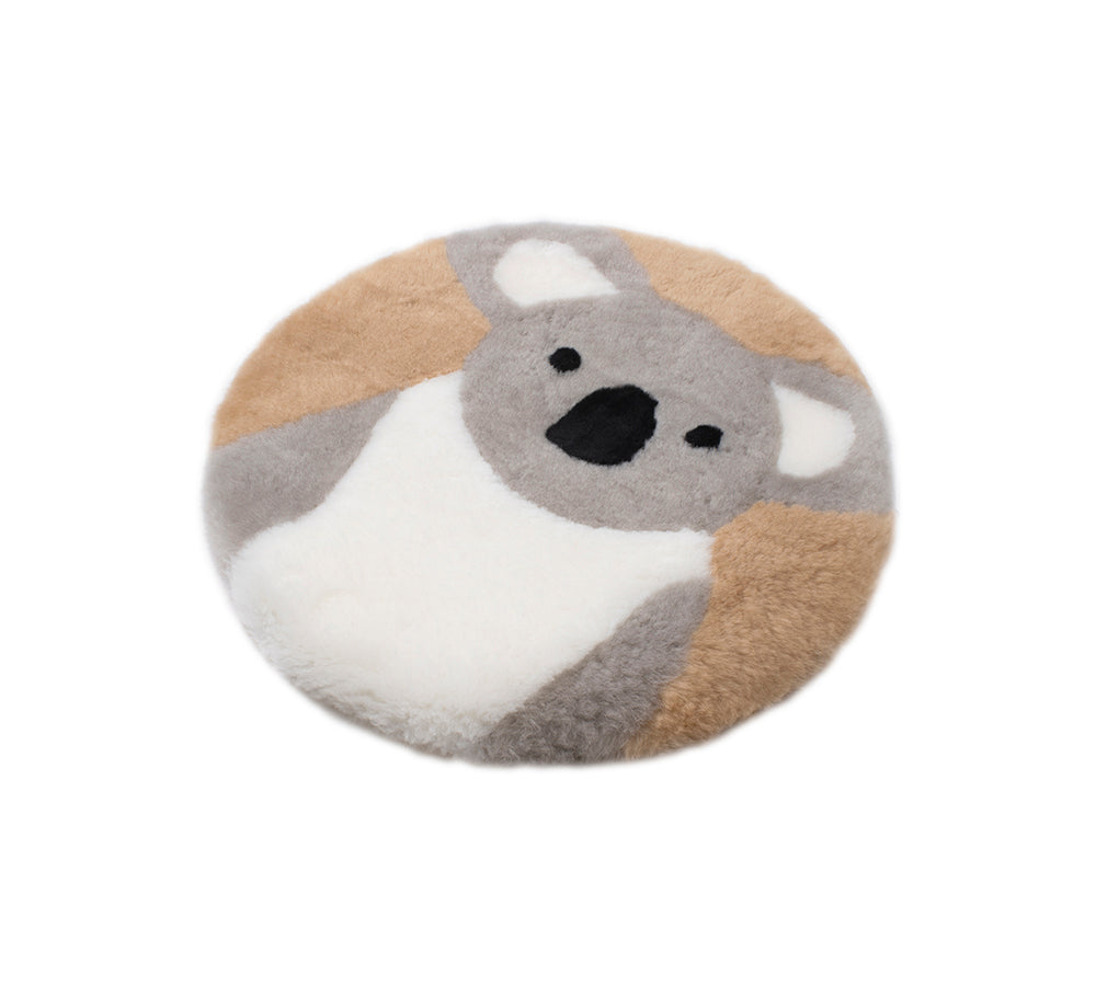 Round Wool Cushion 40cmx40cm UGG AUSTRALIAN SHEPHERD