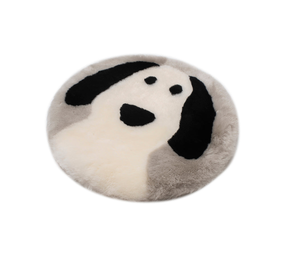 Round Wool Cushion 40cmx40cm UGG AUSTRALIAN SHEPHERD