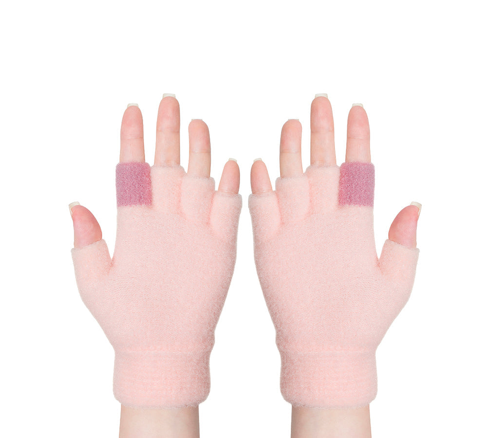 EVERAU® Fingerless Ultra Plush Knit Ewe Gloves