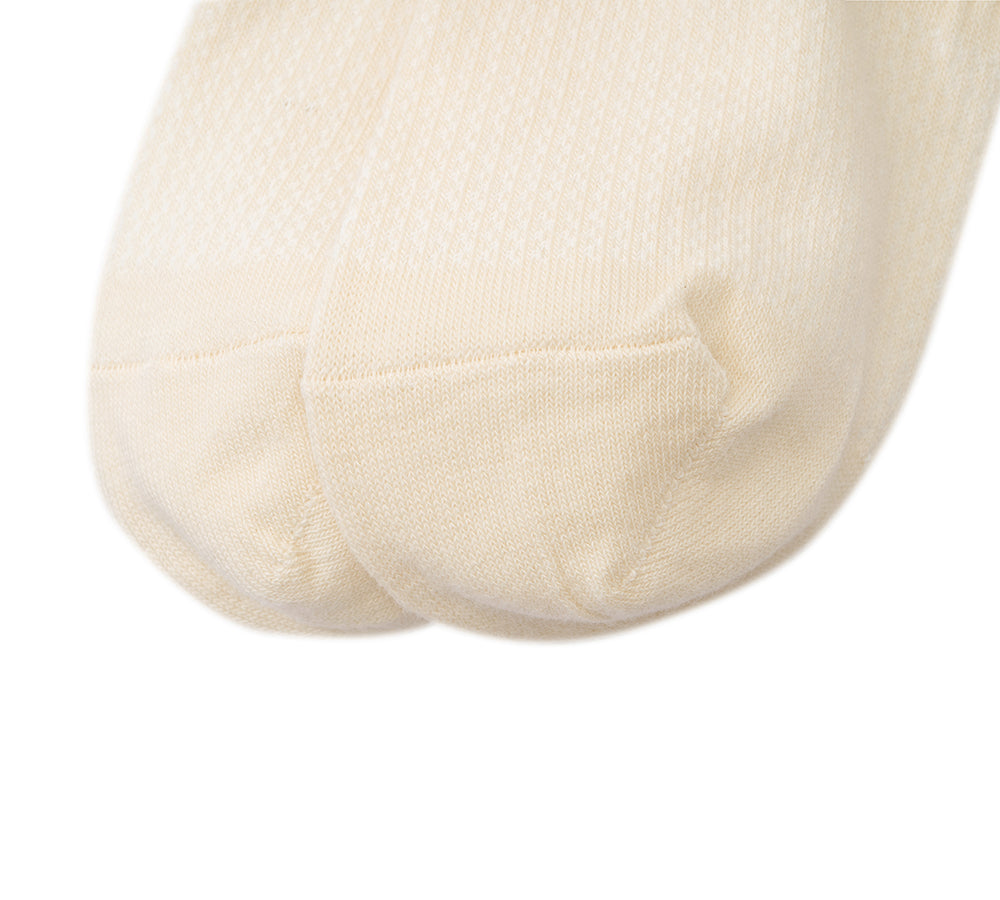 EVERAU® Cotton Ankle Fleura Sock