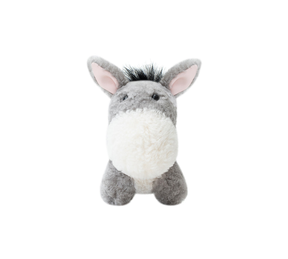 AUSTRALIAN SHEPHERD® Fluffy Plush Donkey Companion Moofy Keyring
