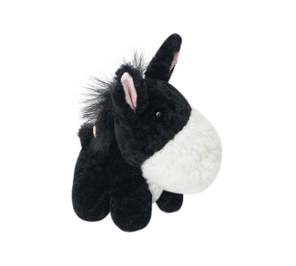 AUSTRALIAN SHEPHERD® Fluffy Plush Donkey Companion Moofy Keyring