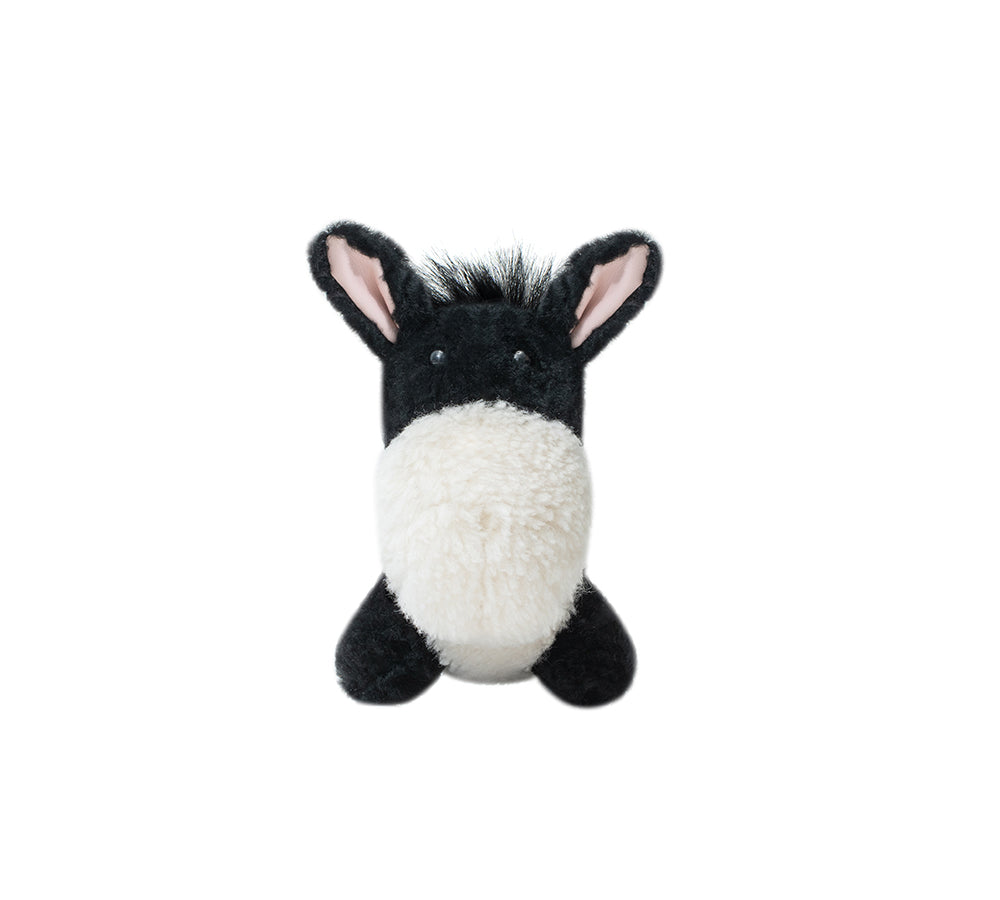 AUSTRALIAN SHEPHERD® Fluffy Plush Donkey Companion Moofy Keyring