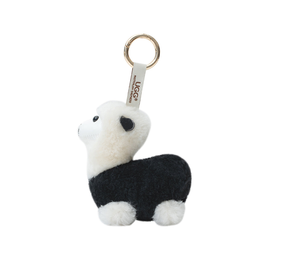 AUSTRALIAN SHEPHERD® UGG Keychain Fluffy Alpaca MooMoo