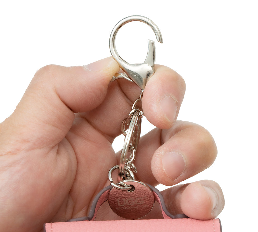 AUSTRALIAN SHEPHERD® Leather-Look Mini Purse Keyring Earpods Case