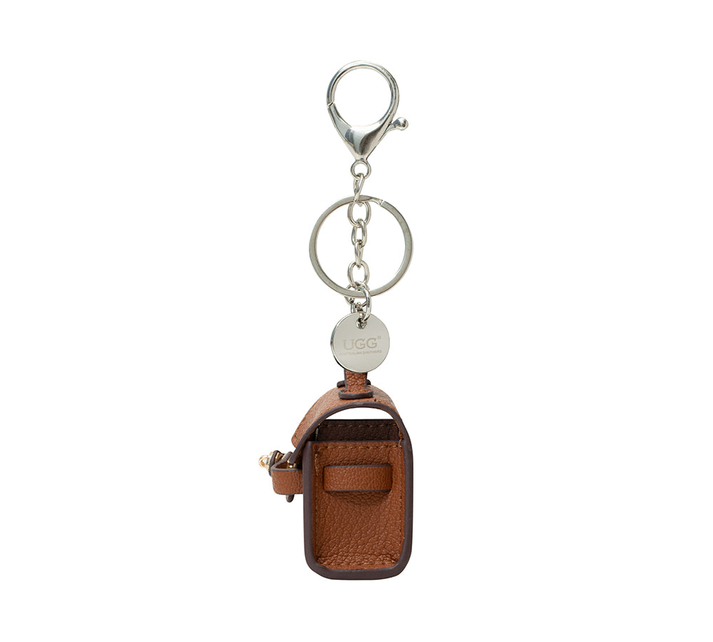 AUSTRALIAN SHEPHERD® Leather-Look Mini Purse Keyring Earpods Case