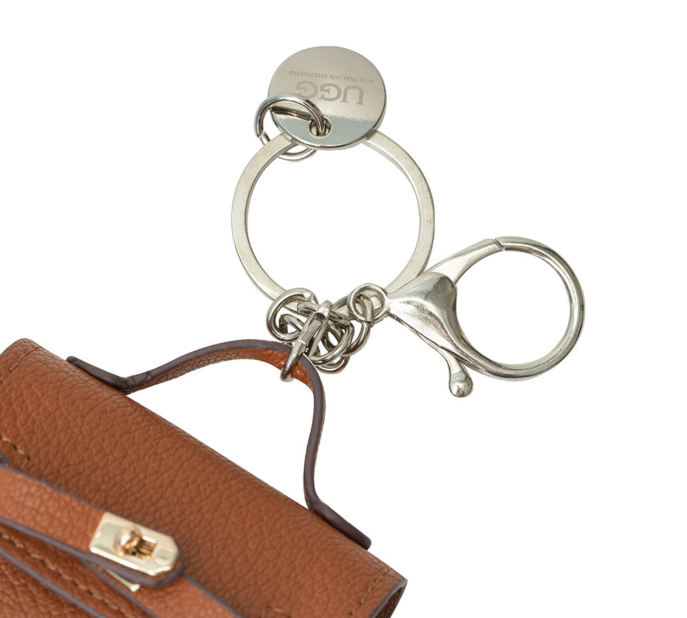 AUSTRALIAN SHEPHERD® Leather-Look Mini Purse Keyring Earpods Case