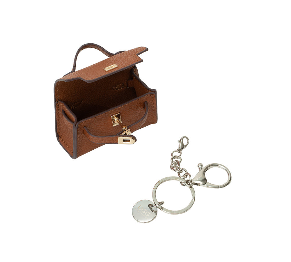 AUSTRALIAN SHEPHERD® Leather-Look Mini Purse Keyring Earpods Case