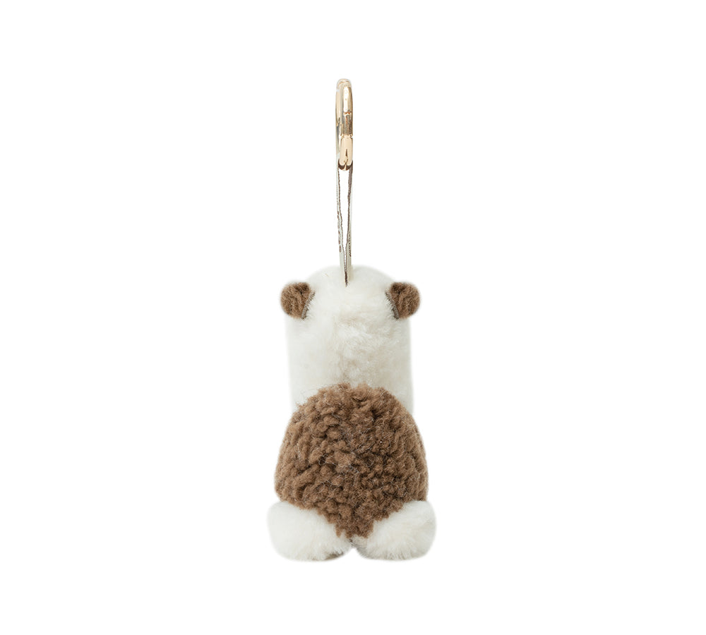 AUSTRALIAN SHEPHERD® UGG Keychain Fluffy Alpaca MooMoo