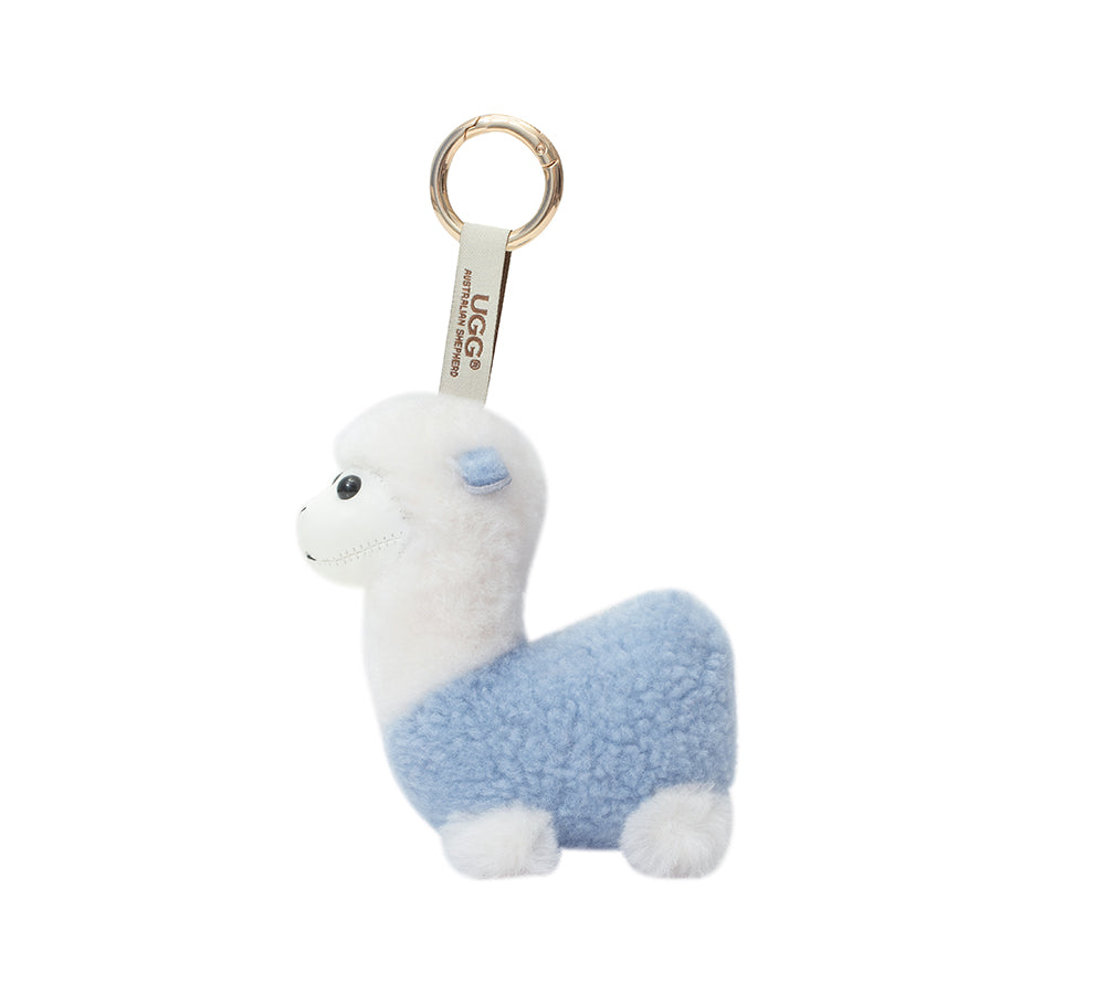 AUSTRALIAN SHEPHERD® UGG Keychain Fluffy Alpaca MooMoo