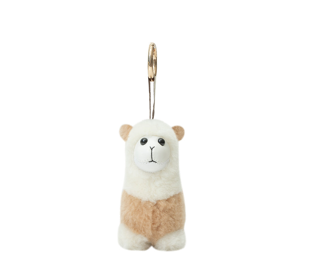 AUSTRALIAN SHEPHERD® UGG Keychain Fluffy Alpaca MooMoo