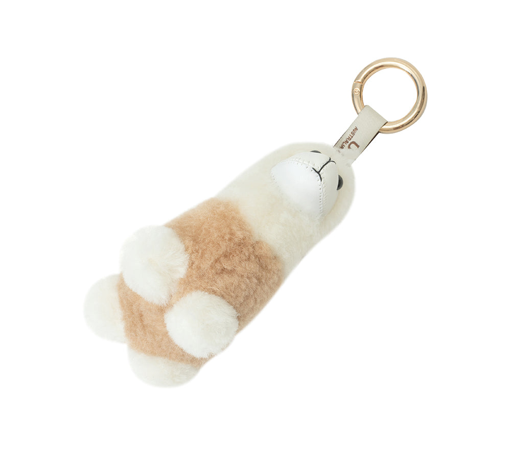 AUSTRALIAN SHEPHERD® UGG Keychain Fluffy Alpaca MooMoo