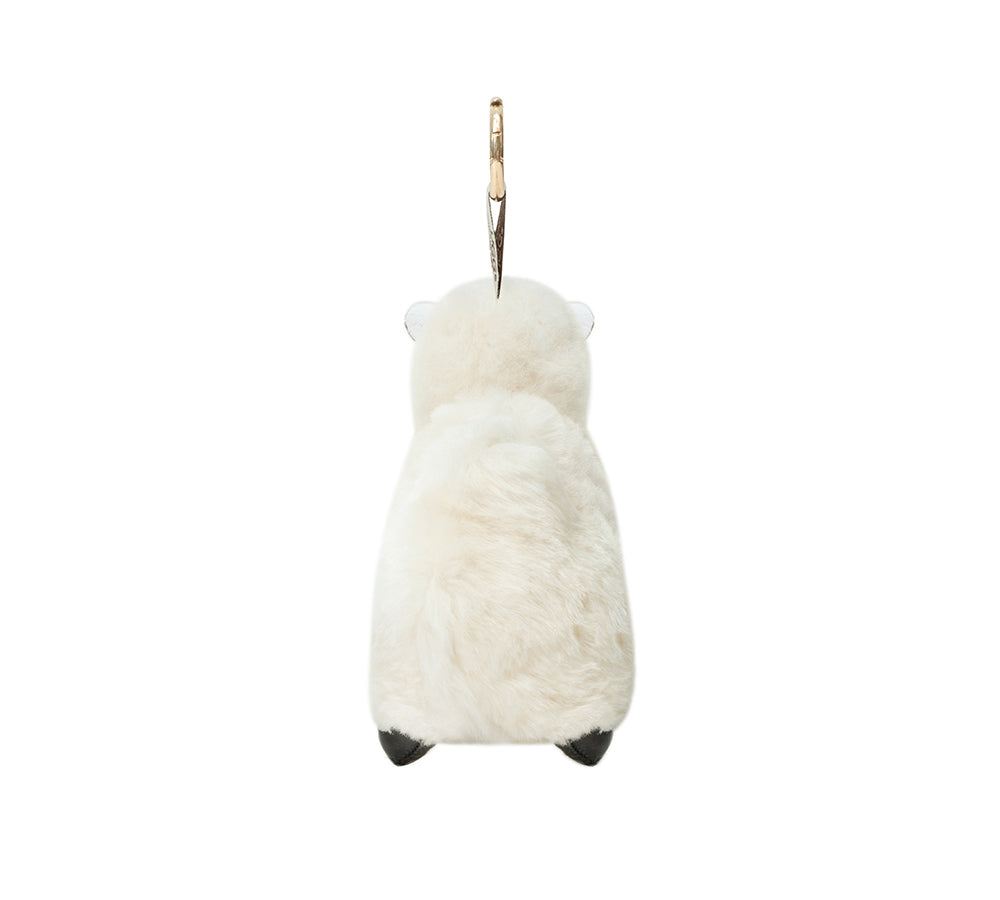 AUSTRALIAN SHEPHERD® UGG Keychain Fluffy Camel Twooly