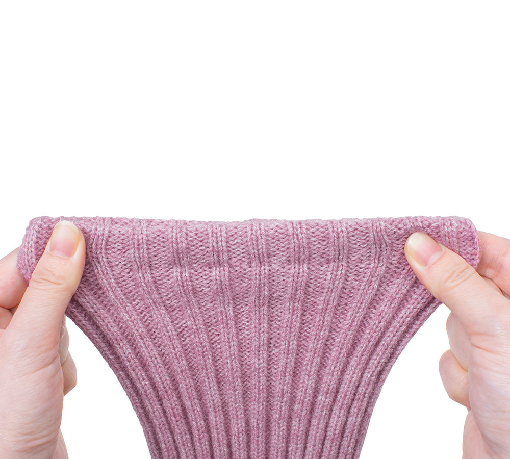 EVERAU® Women Stretchy Ribbed Knit Thick Leg Warmers EVERAU