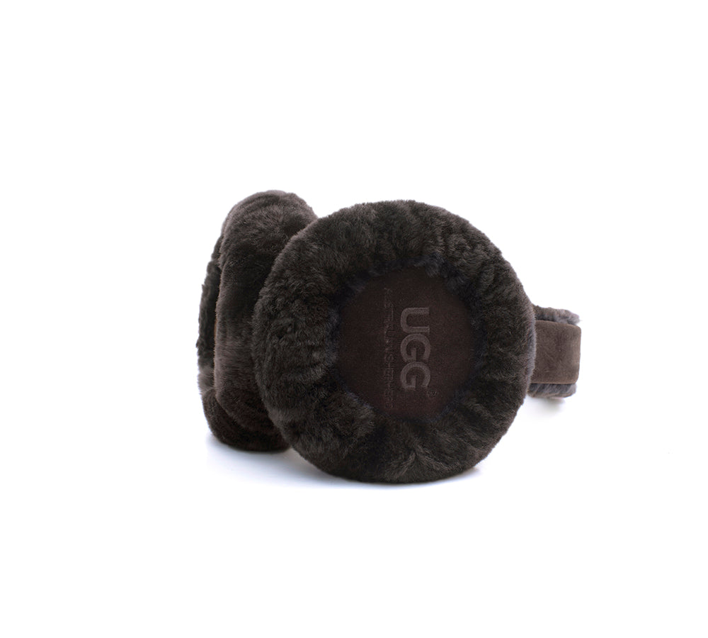 AUSTRALIAN SHEPHERD® Adjustable Sheepskin Wool Connie Earmuff