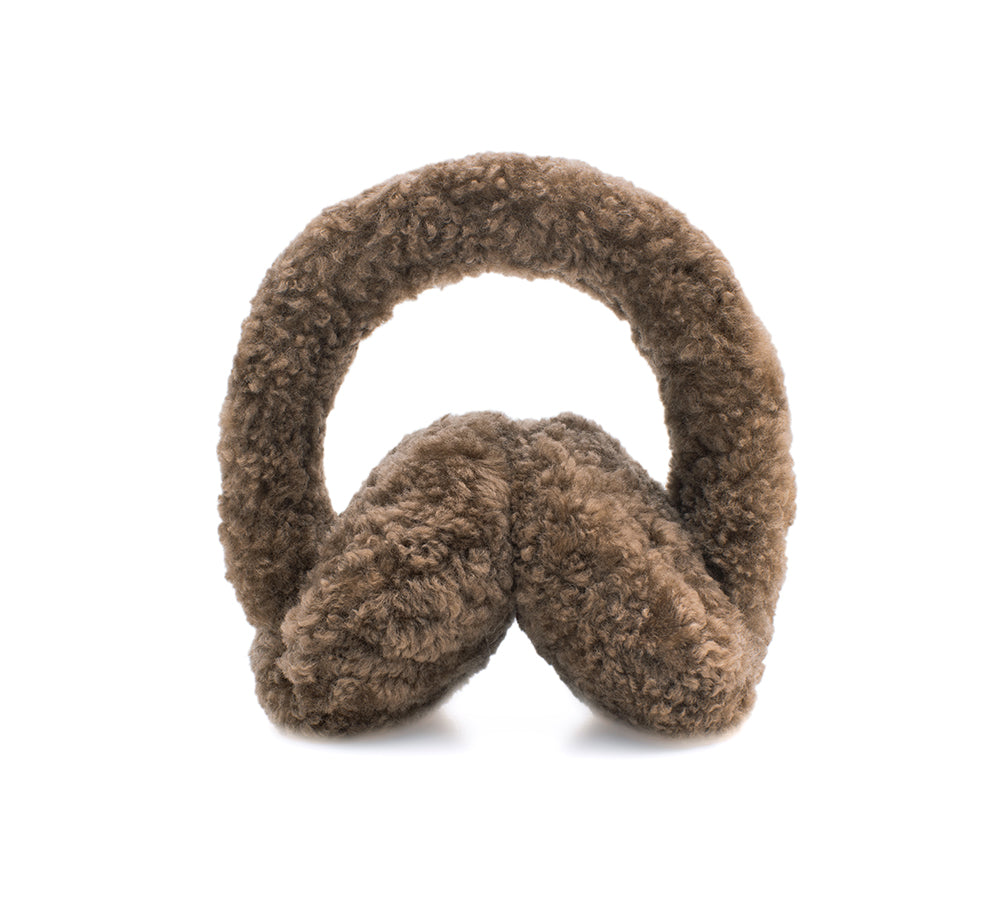 EVERAU® UGG Women Adjustable Sheepskin Wool Earmuff Cozette