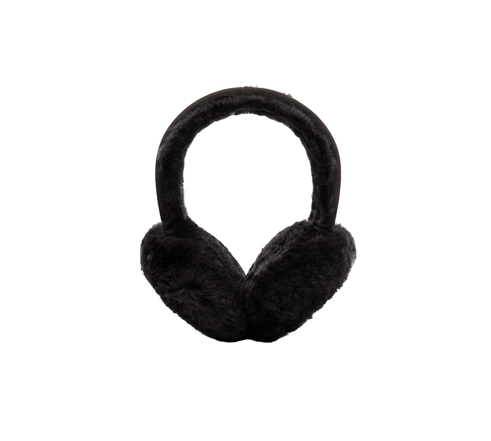 AUSTRALIAN SHEPHERD® UGG Kids Adjustable Sheepskin Wool Earmuff Connie