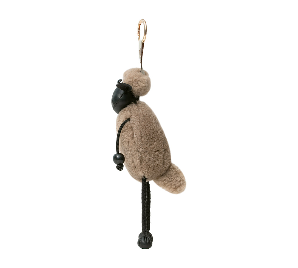 AUSTRALIAN SHEPHERD® Fluffy Sheepskin Wool Sheep Keyrings