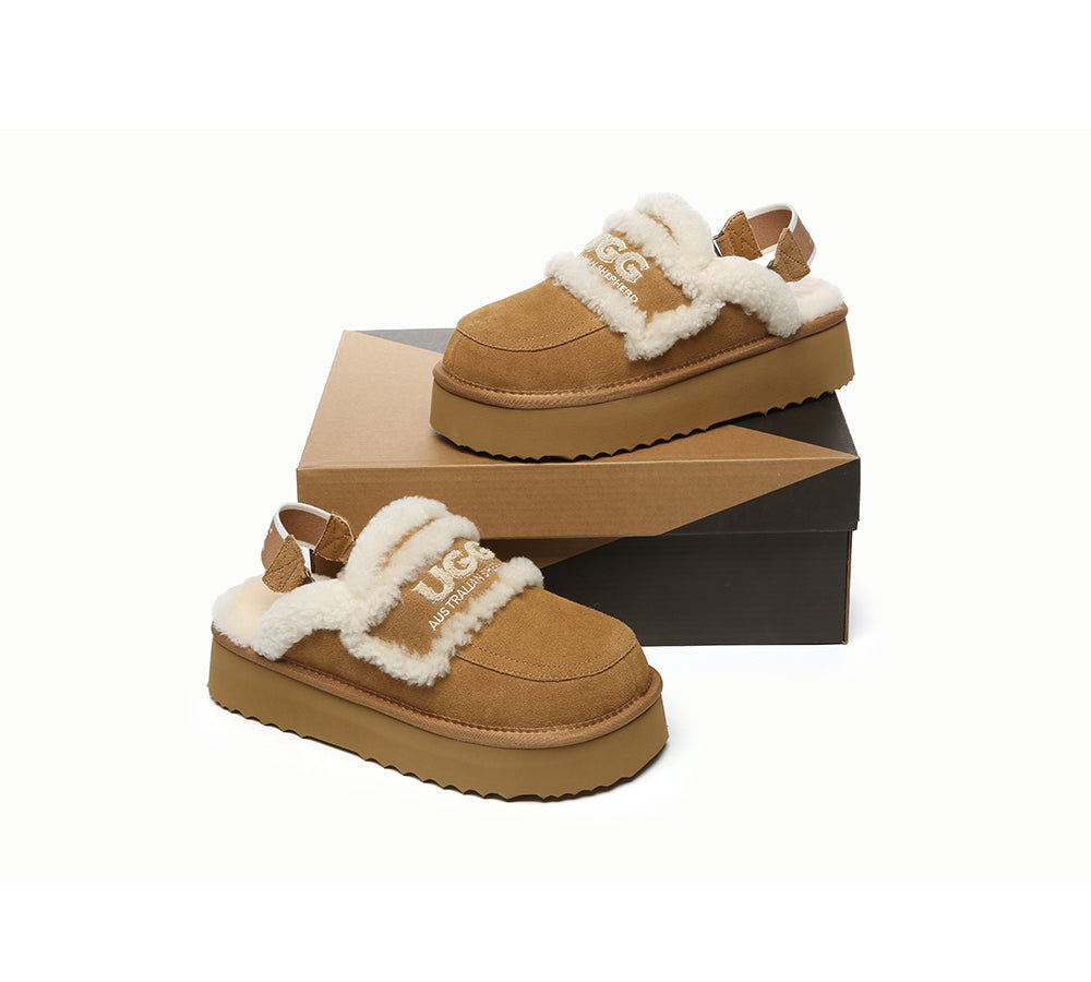 AUSTRALIAN SHEPHERD® UGG Slippers Women Platform Rilee