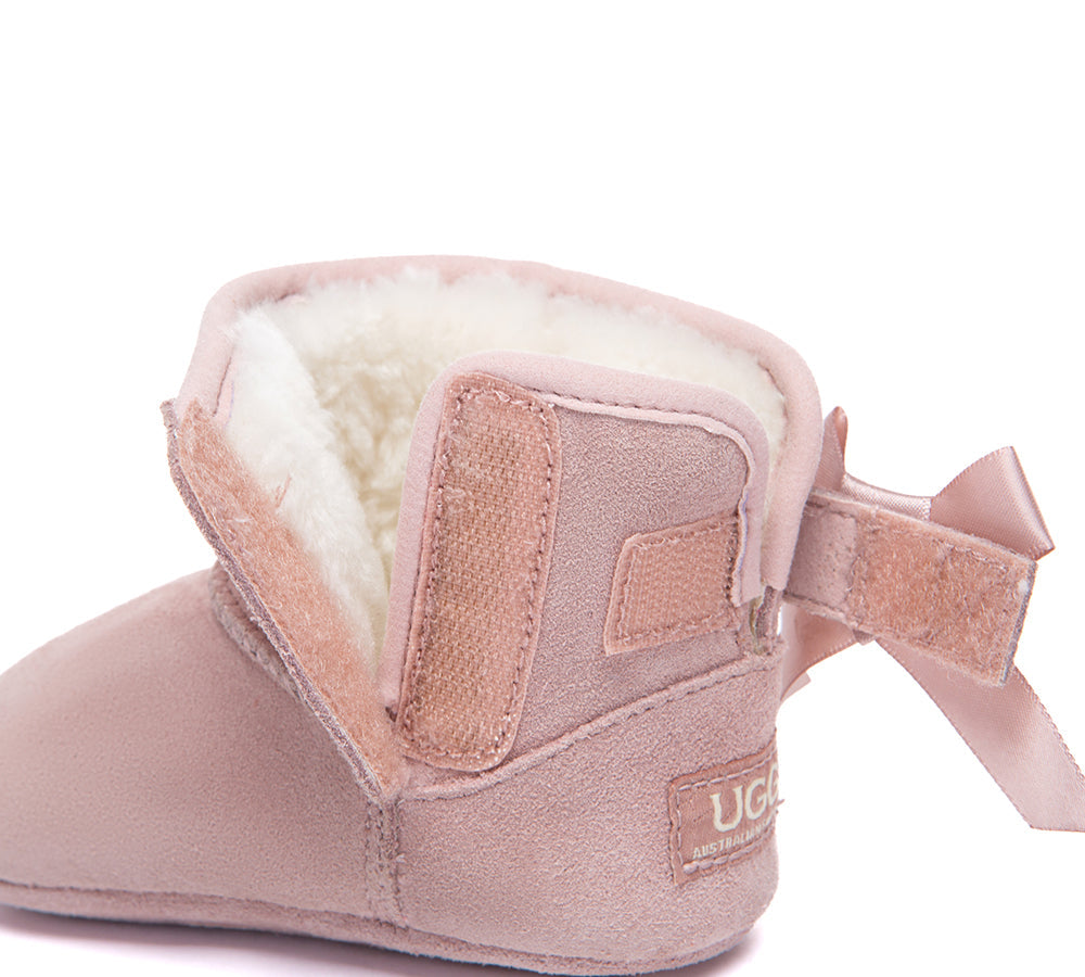 AUSTRALIAN SHEPHERD® UGG Boots Baby Booties Back Bow Gift Set Ribelle UGG AUSTRALIAN SHEPHERD