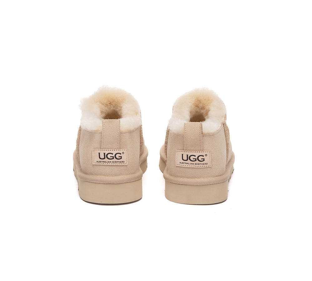 AUSTRALIAN SHEPHERD® UGG Boots Sheepskin Wool Low Cut Ankle Lune