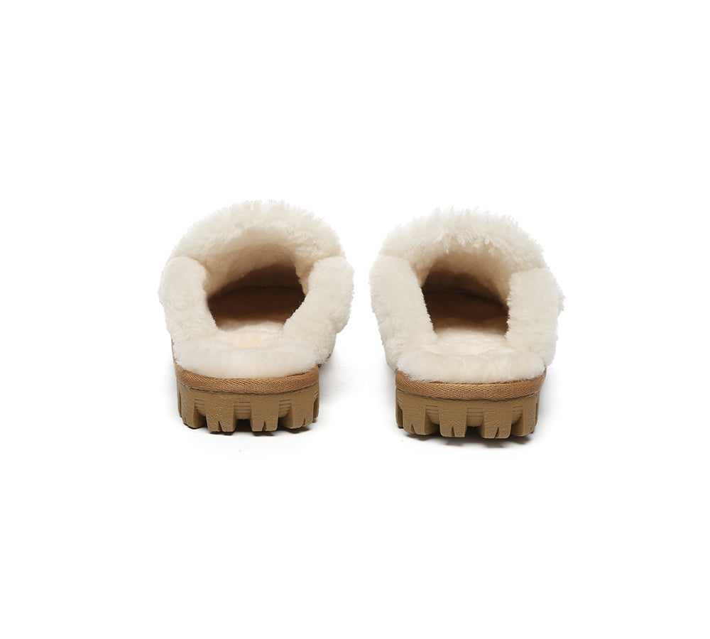 AUSTRALIAN SHEPHERD® UGG Slippers Women Sheepskin Wool Shearling Lined Rilee