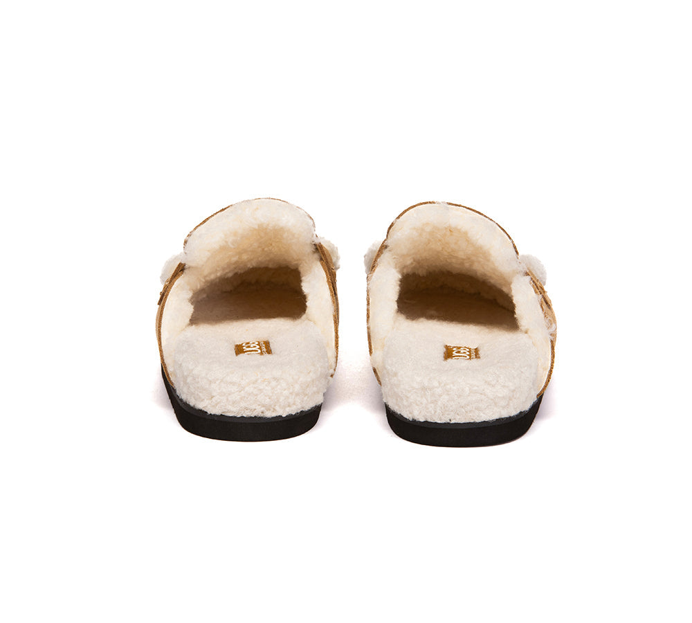 AUSTRALIAN SHEPHERD® UGG Slippers Women Sheepskin Wool Shearling Lora